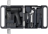 HOTO 16V Cordless Drill Tool Kit Brushless – Accuboormachine Gereedschapsset Borstelloos – Complete Gereedschapsset – 50 Nm – 2 Snelheden – USB-C Oplaadbaar – Inclusief Handgereedschap & Bits