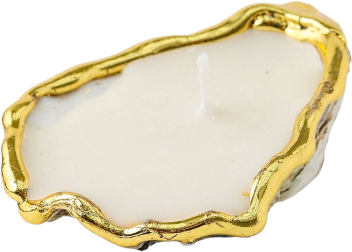 Oester Kaars Goud - Geurkaars - Set van 2 - Aifcandles