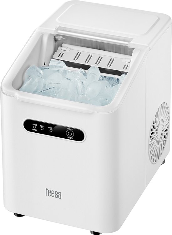 Teesa Easy Ice IJsblokjesmachine - 11 kg per dag - 2 Formaten IJsblokjes - 110W - 1L Watertank - Automatische Reiniging - Compact voor Thuis van Merkloos — afbeelding 2