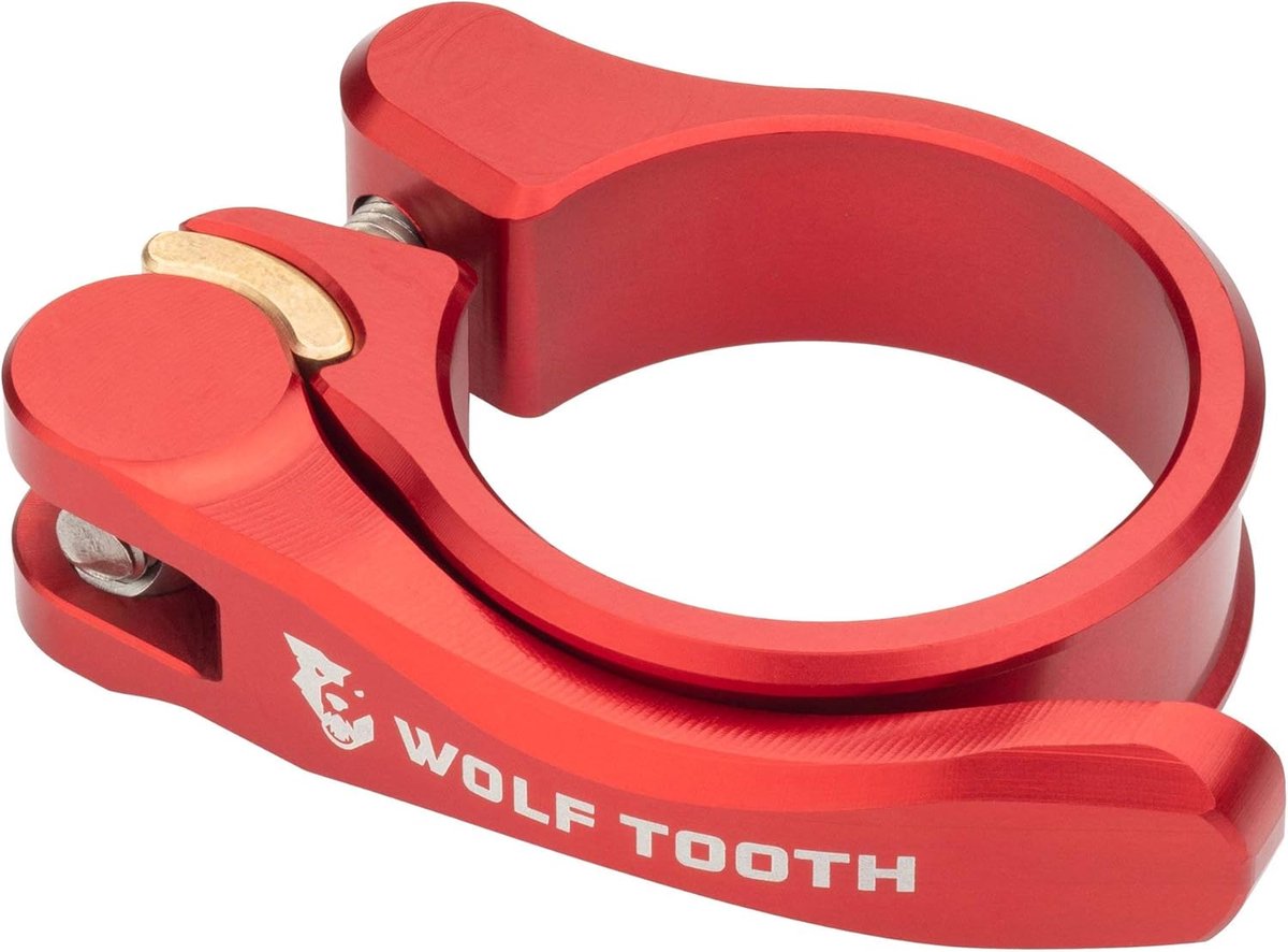 Zadelklem met snelsluiting - Zadelpenklem Fiets - Fietszadel Verstellen - Snelle Verstelling - 30.9mm - Zwart