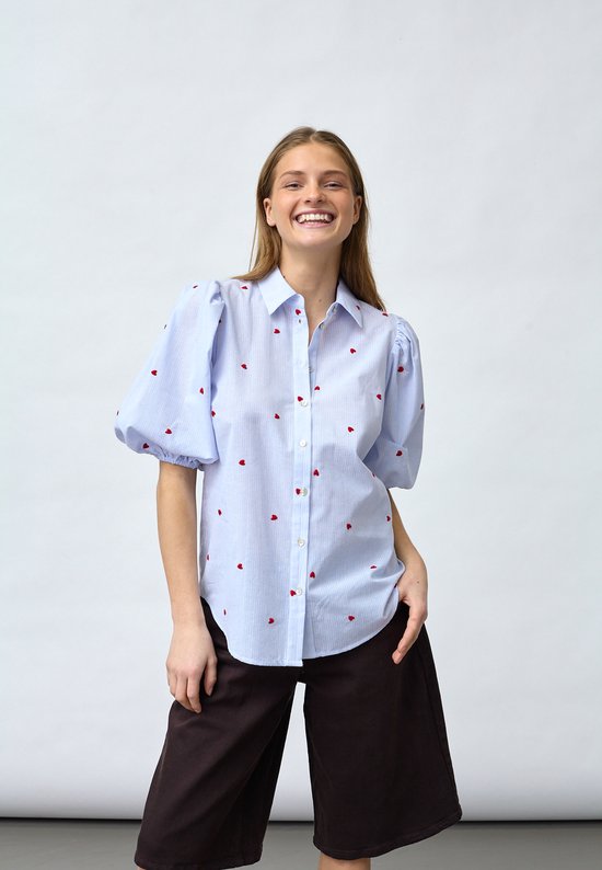 SisterS point blouse Ella-sh82 19924 Blue Stripes Maat - XS