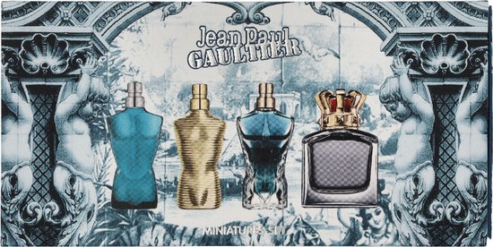 Jean Paul Gaultier Classique Miniatures Set met vier torso-vormige flesjes.