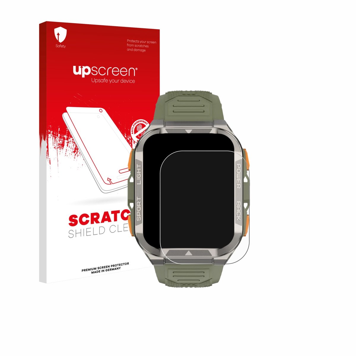 upscreen - Screenprotector voor Blackview W80 Pro 1,91" - Folie Beschermfolie transparant