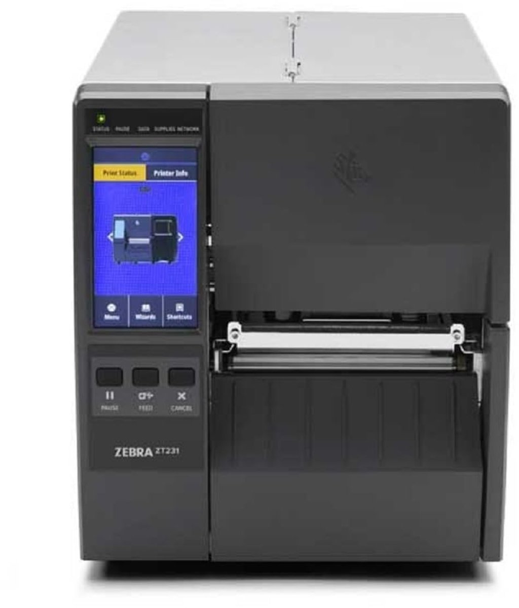 Zebra ZT231 labelprinter, thermisch direct, 203 x 203 dpi, 305 mm/sec, bedraad en draadloos, Ethernet/LAN, Bluetooth