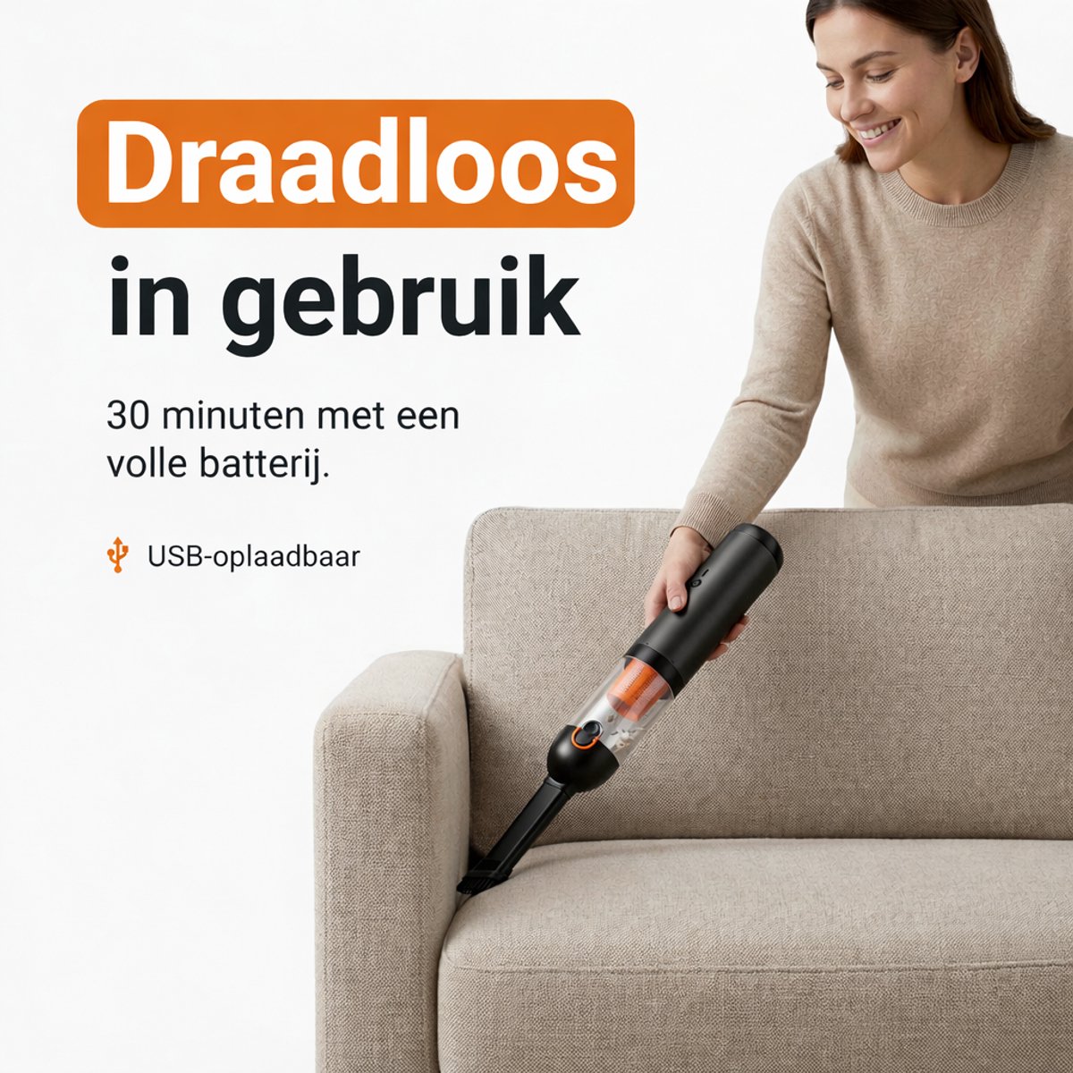 Mondura Mondura PowerClean Handstofzuiger 3-in-1 - afbeelding 4