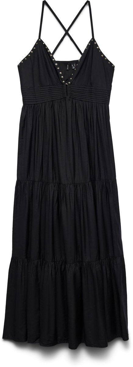 VERO MODA - VMHEATHER SINGLET ANKLE DRESS WVN EXP - Dames - Maxi jurken