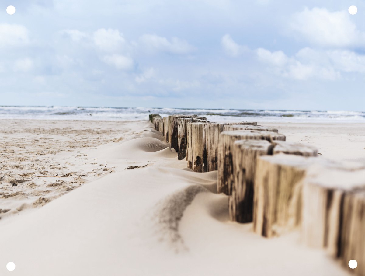 Tuinposter Strand