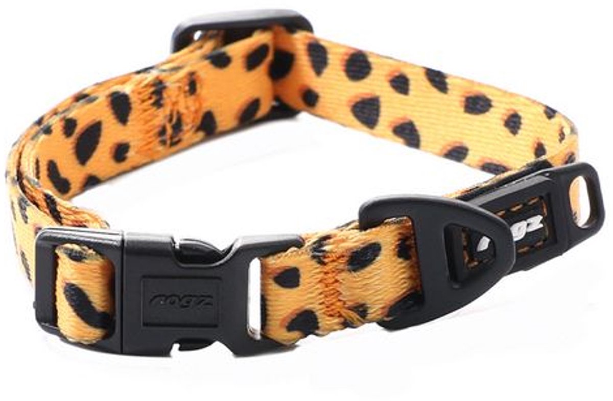 Rogz Fusion Halsband Cheetah - Hondenhalsband - S