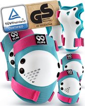 Skate Kniebeschermer Set - Bescherming Kinderen Knee en Elbow Bescherming - Skaten Protection Beschermset
