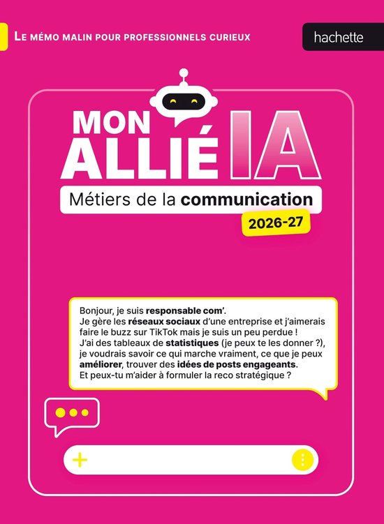 Mon allié IA 2026 2027 - métiers de la communication - cover