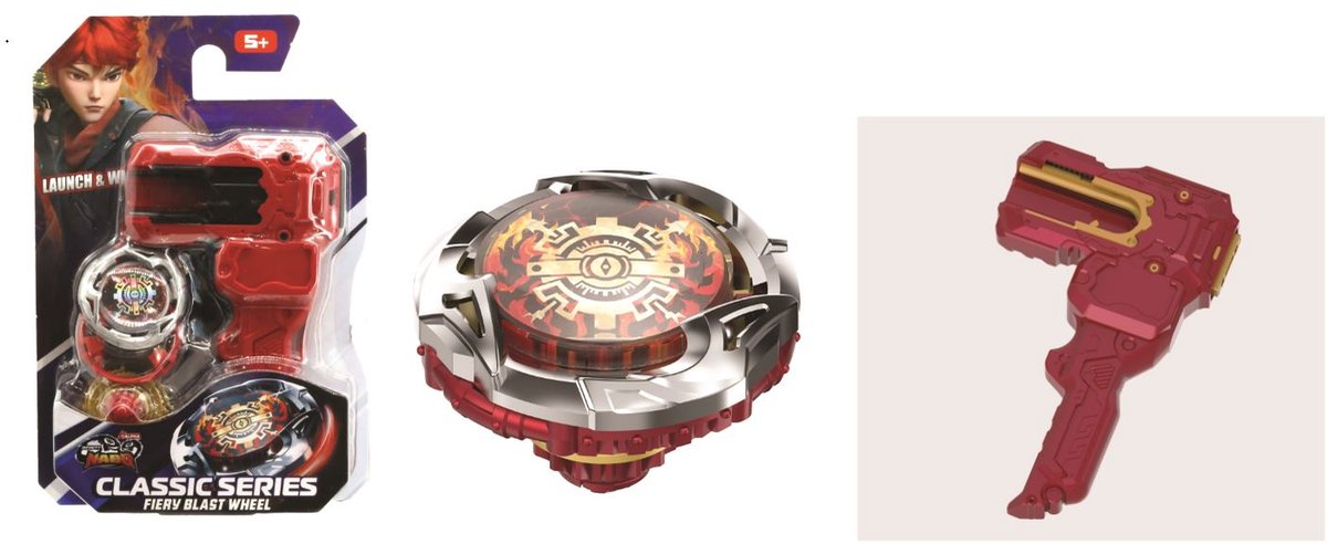 Infinity Nado - Metalen tol en hand launcher - Classic series