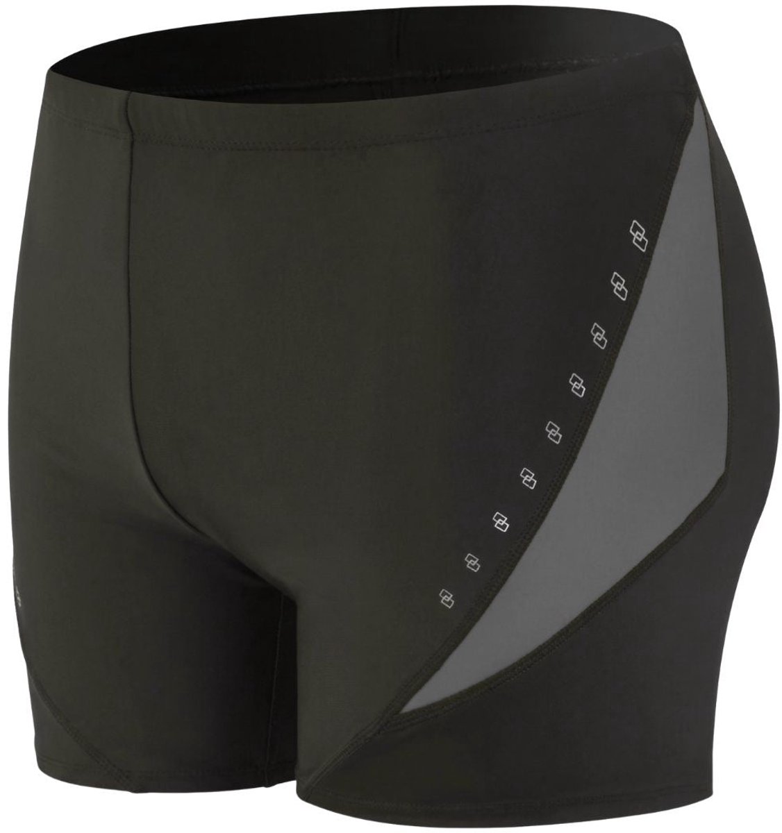 Zwemboxer Aero Curve Grey / Black - Maat M - Zwemboxer Heren Grijs - Swimwearclub