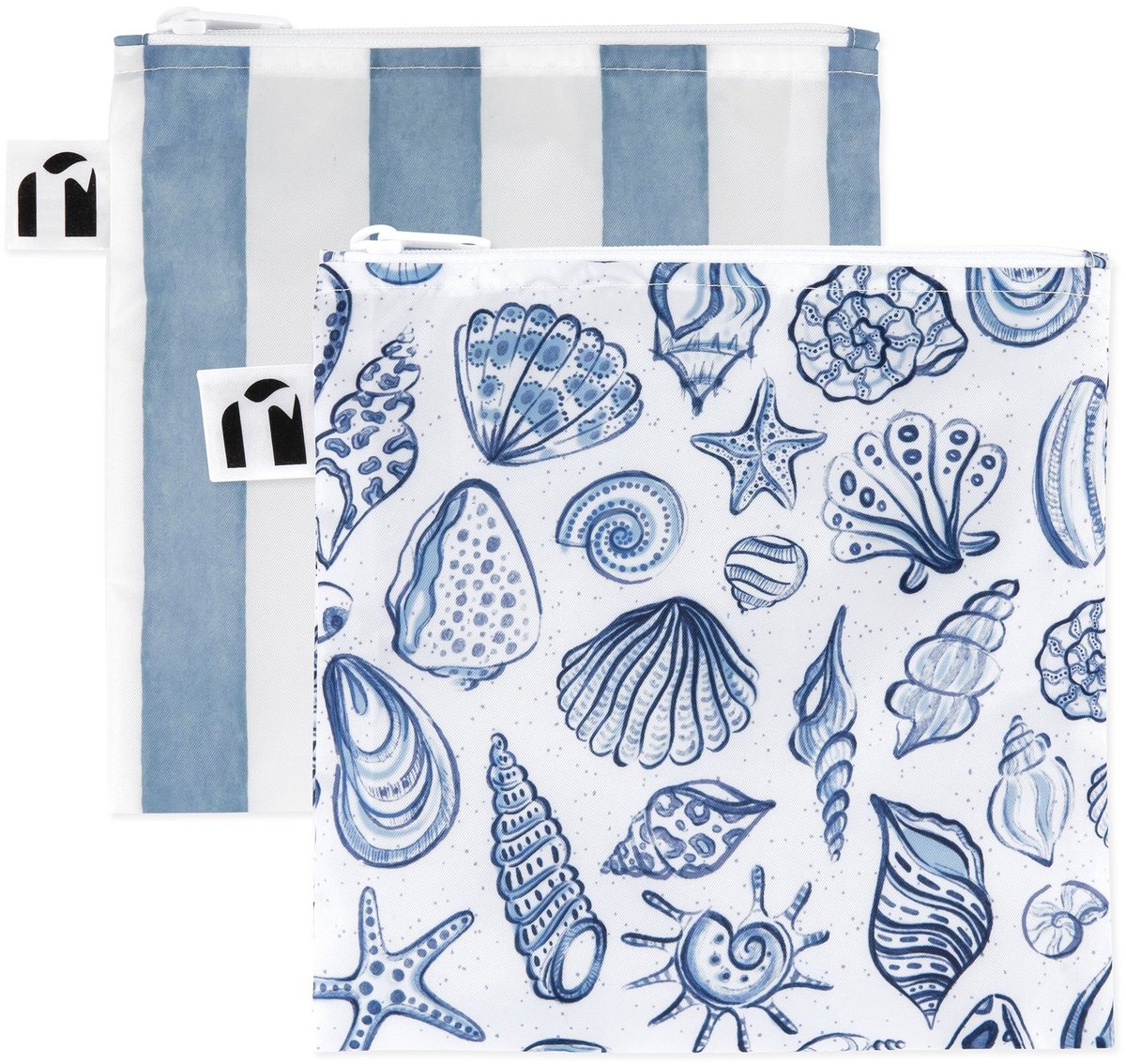 Roamio - Herbruikbaar Snackzakje - Large (2 stuks) - Coastal