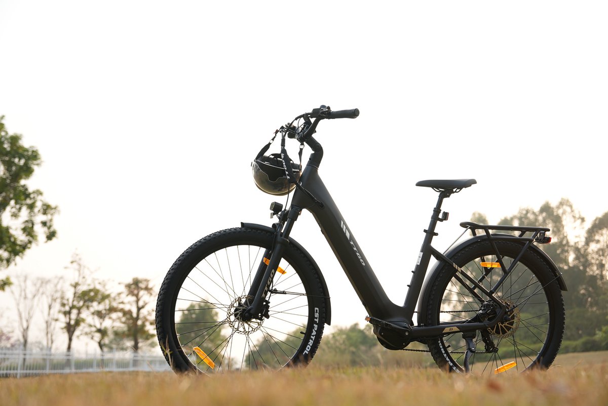 TTGO Z3 E-bike - 25 km/u - 27.5inch - 120km actieradius - 250W motor - 48V 15Ah accu - 70NM - grijs thumbnail 7
