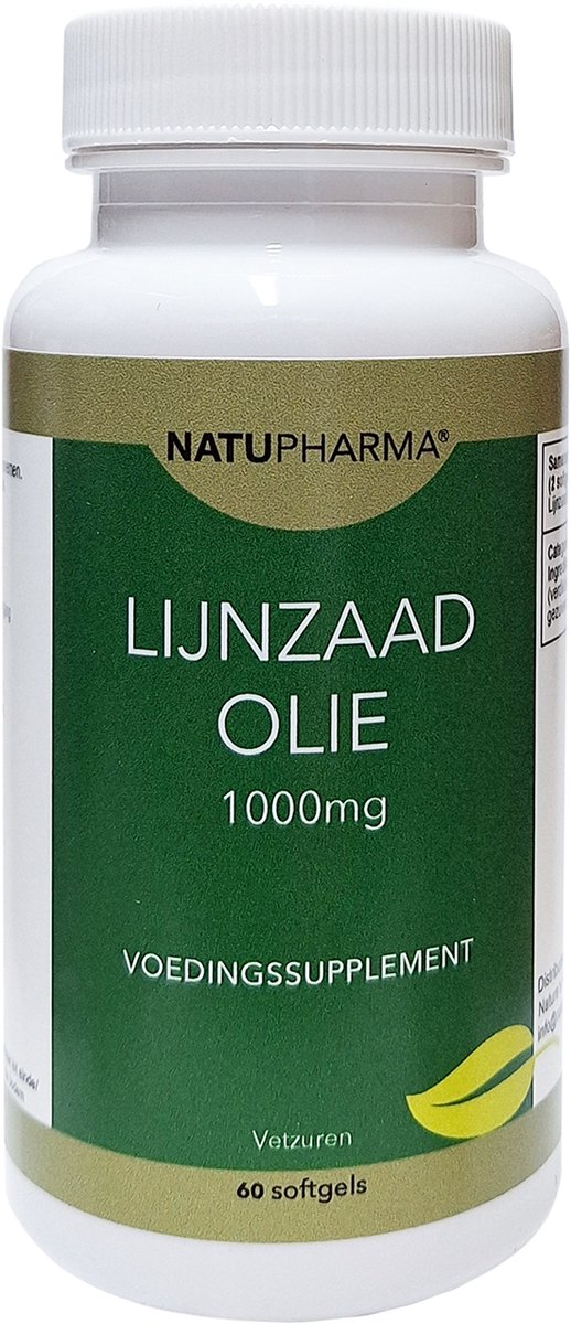 Natupharma Lijnzaadolie (1000mg) 60st