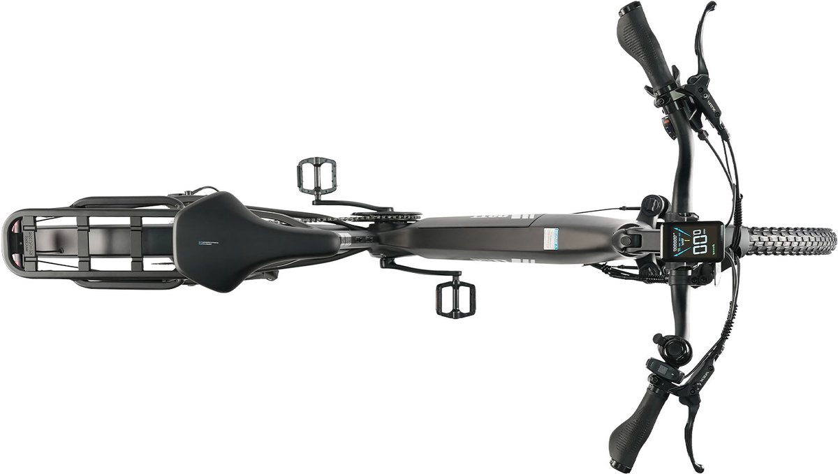 TTGO Z3 E-bike - 25 km/u - 27.5inch - 120km actieradius - 250W motor - 48V 15Ah accu - 70NM - grijs thumbnail 3