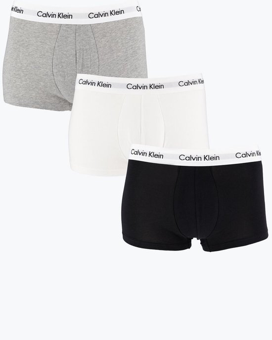 Boxer Calvin Klein Lot De 3 Boxers Taille Basse - Streetwear - Adulte