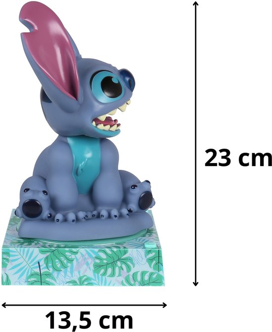 DISNEY Stitch Nachtlampje, 3D met wekker en kalender, verlicht figuurtje, licht, geluid van Merkloos — afbeelding 4