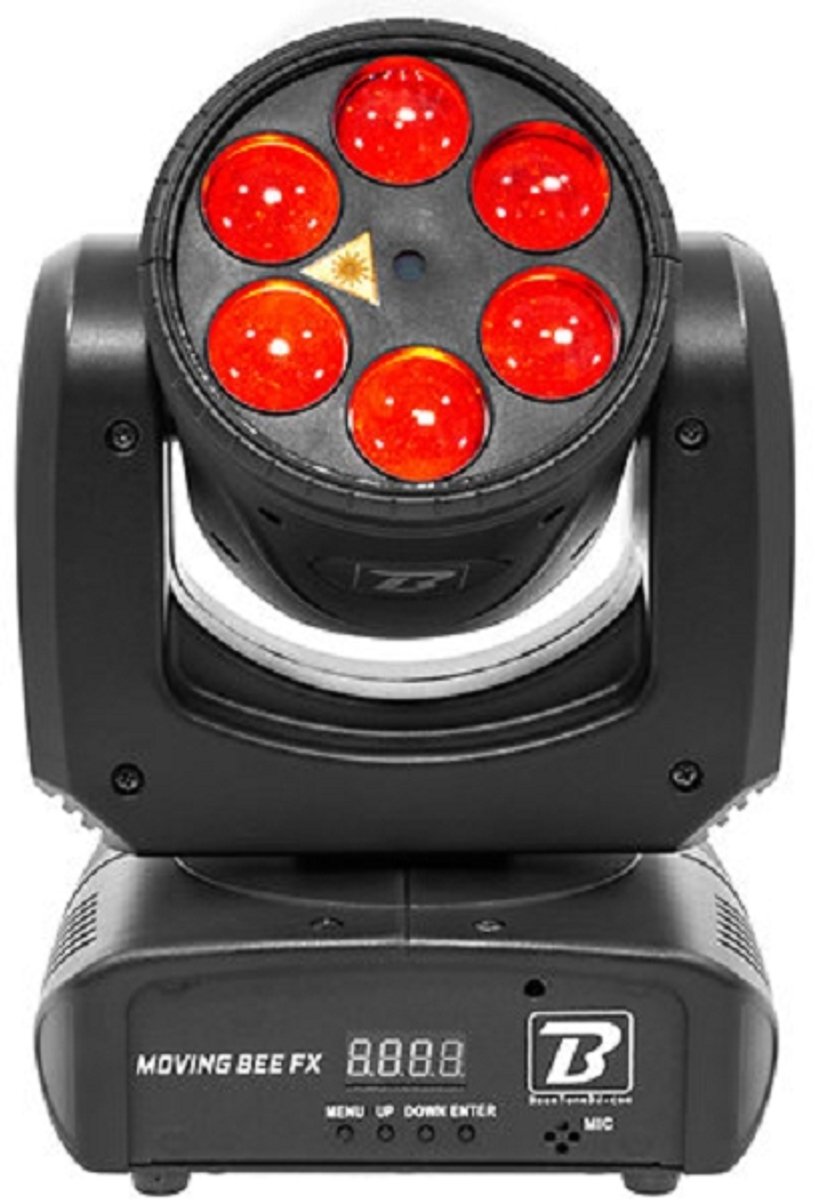 BoomTone DJ Moving Bee FX-LZR Movinghead Led en Laser lichteffect
