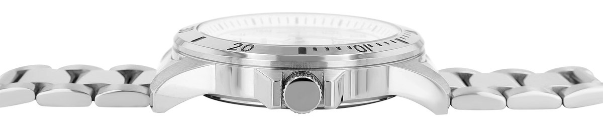 JUST Herenhorloge van roestvrij staal JU20167 roestvrijstalen band, Ø 43 mm, 10 ATM, modern, tijdloos