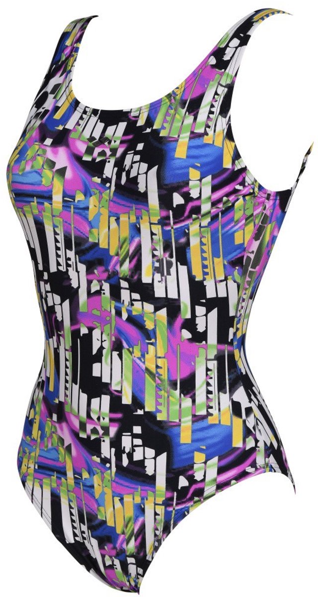Arena W Bodylift Swimsuit Carolina U B C-Cup black-multi (Maat - 48) Zwart