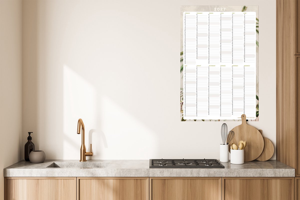 Jaarplanner 2027 Botanic Voyage Color