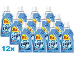 Calgon Power Gel Wasmachine Reiniger – 12 x 750 ml – Anti-Kalk & Bescherming – Grootverpakking