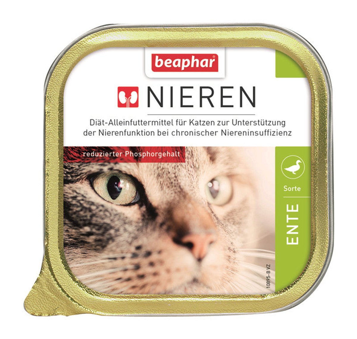 Beaphar Nierdieet Kattenvoer – Eend – 16 x 100 g Beaphar Nierdieet Kattenvoer – Eend – 16 x 100 g