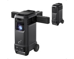 soundcore Nebula X1 Pro Triple Laser 4K Home & Outdoor Bicoscoop Beamer, 3500 ANSI Lumens Mobiele Bioscoop, 7.1.4 Ruimtelijk Geluid, Dolby Atmoos, Optische Zoom, 56000:1 Contrast, Intelligente Setup