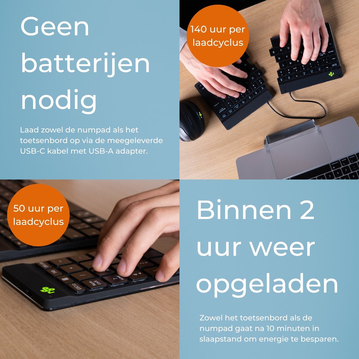 R-Go Split Break - Gesplitst toetsenbord met Numpad thumbnail 8
