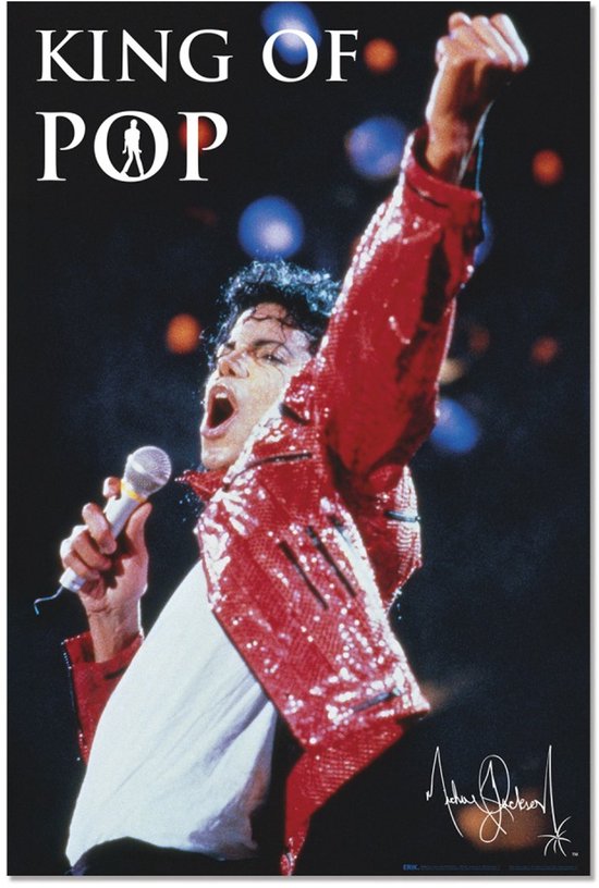 Michael Jackson poster - King of Pop - muziek - Moonwalk - 61 x 91.5 cm