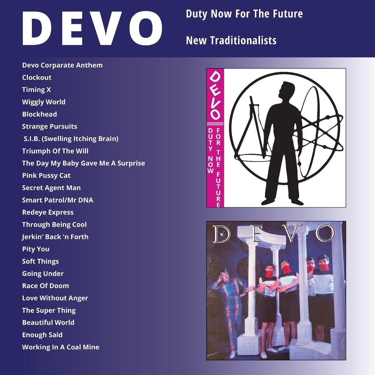Duty now for the future/New traditionalists