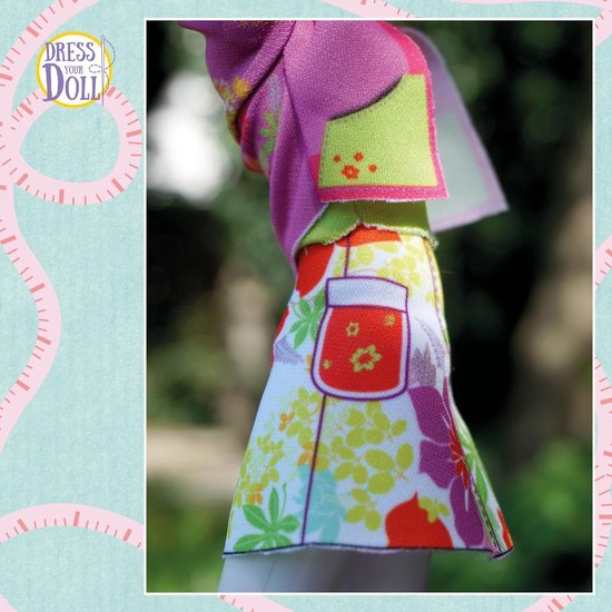 Poppenkleding Set - Mode Accessoires - Poppen Aankleden - Inclusief Naaigerei - 31 x 24 cm - Multicolor van Merkloos — afbeelding 5