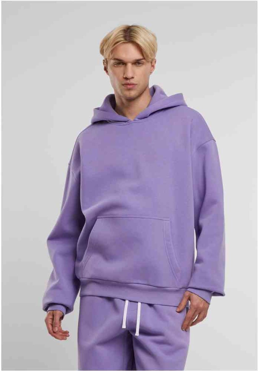 Urban Classics Fluffy Oversized Hoodie/trui 4XL Paars