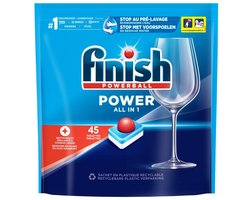 Finish Power All in 1 Regular Vaatwastabletten - 45 Stuks