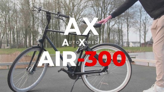 AutoXtreme Mini Compressor Bandenpomp – Air-300 – Luchtcompressor & Elektrische Fietspomp met Drukmeter – Voor Auto, Fiets, Motor & Ballen