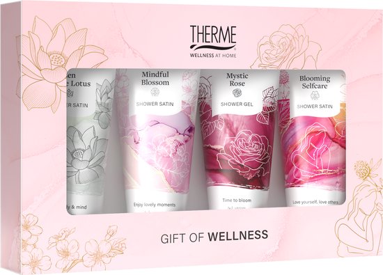 THERME Shower Favorites Gift Set - 4 x Shower Satin à 75ml