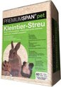 Premiumspan Houtvezel Inhoud - 60 liter bodembedekker knaagdieren, houtkrullen, stalstrooisel