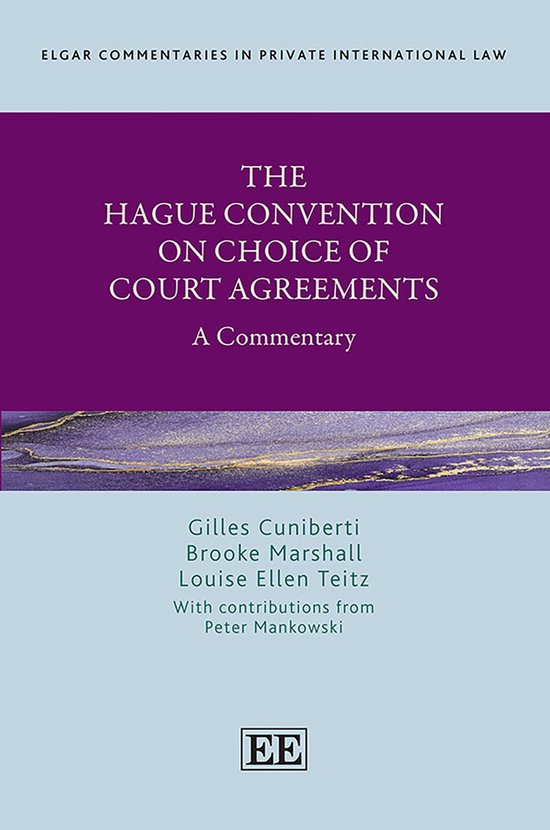 Elgar Commentaries in Private International Law series - The ... - cover