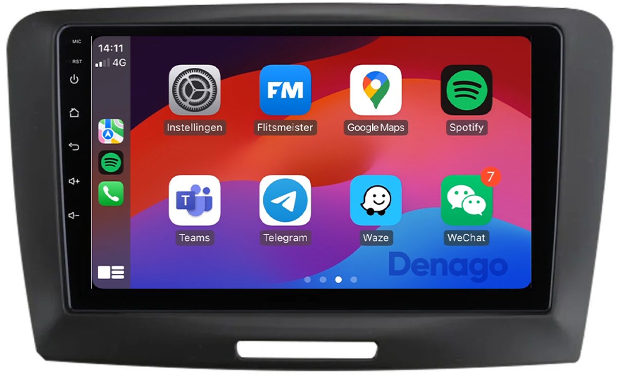 CarPlay autoradio geschikt voor Skoda Superb | 2008 t/m 2014 | Android 13 | 9 inch | Draadloos Apple CarPlay & Android Auto | 2GB + 32GB | QuadCore processor | Denago DNG-A353 | 2025 model | 2008 2009 2010 2011 2012 2013 2014 | Bluetooth & Wifi
