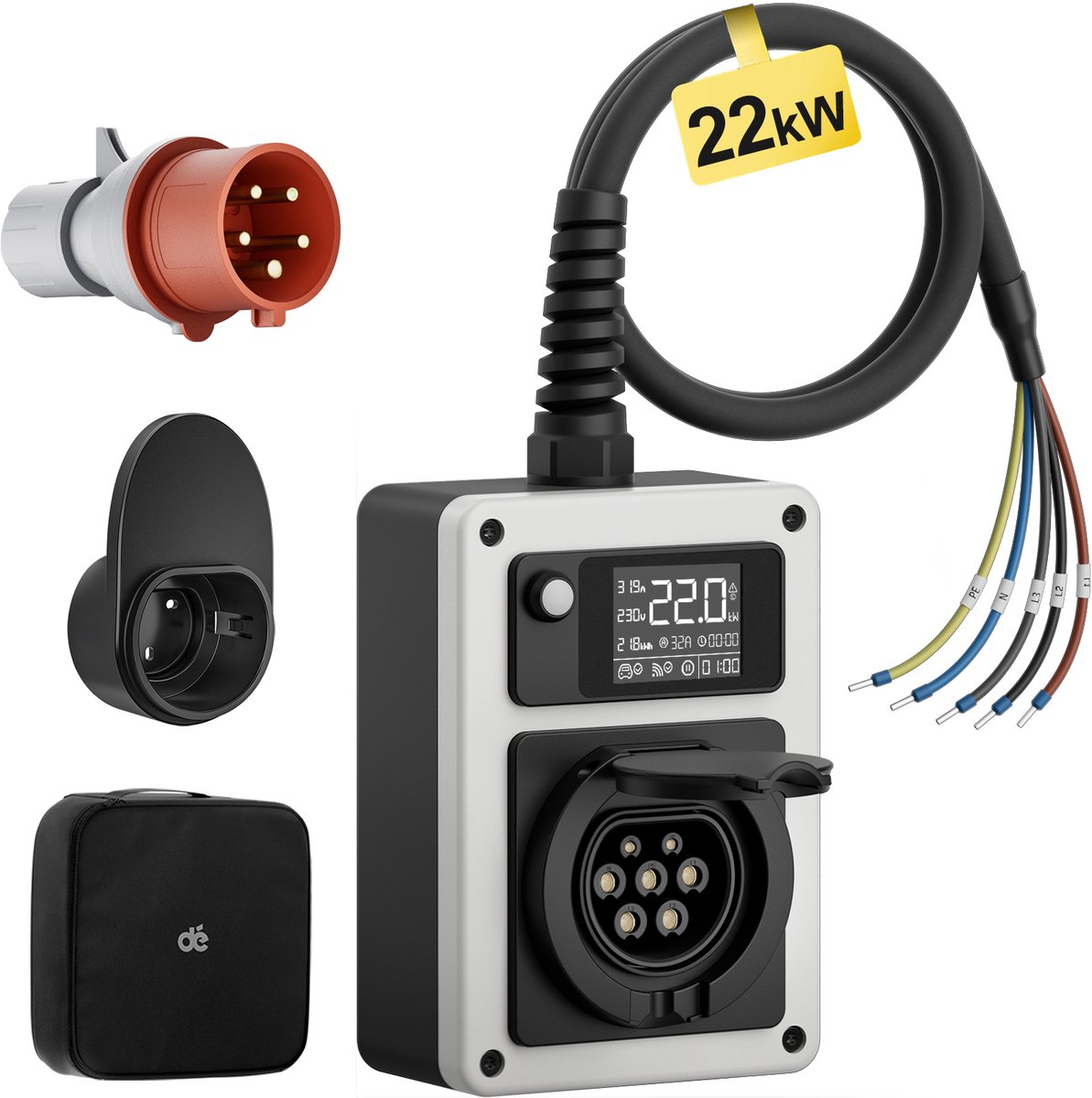 dé Mobile Wallbox 22kW - Snel laden onderweg!