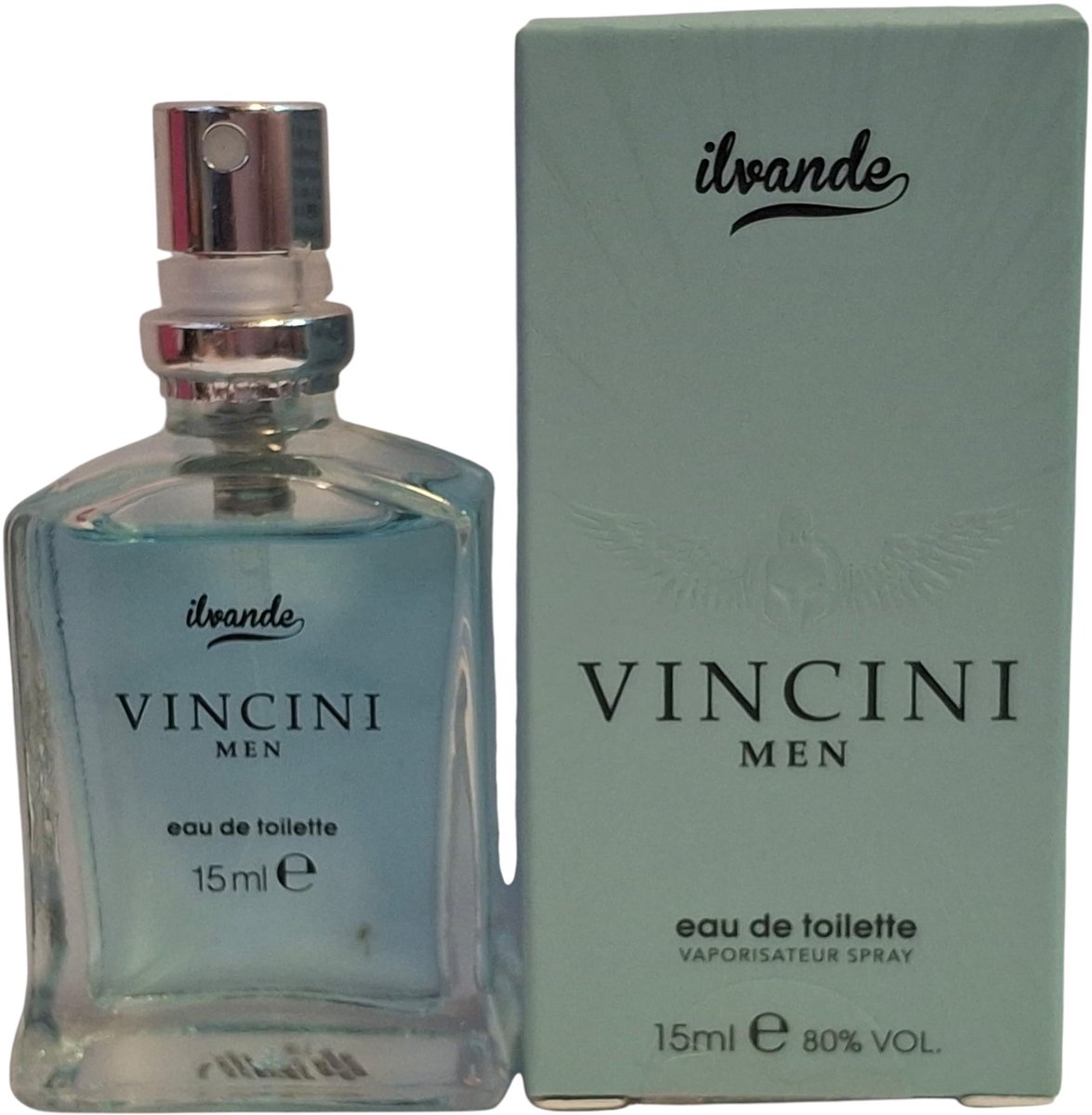 Ilvande Vincini For Men Eau de Toilette - Klein Flesje Parfum - 15ml