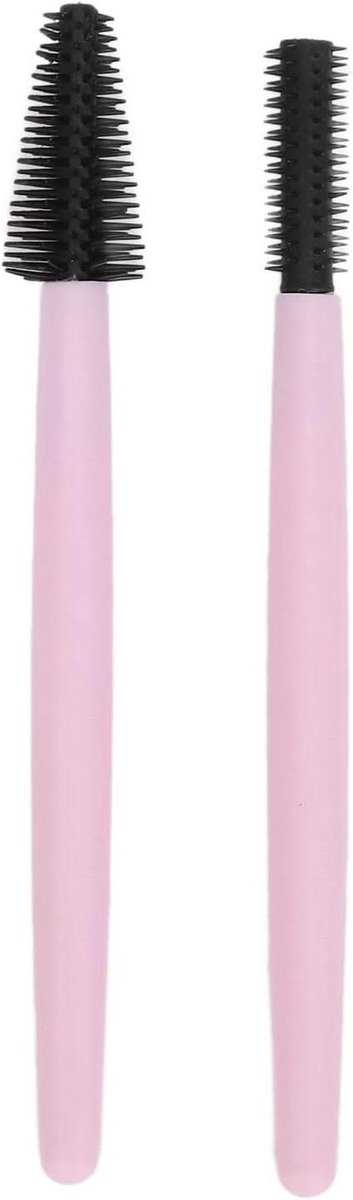 Siliconen wimperborstel - Draagbaar en herbruikbaar - Make-up tool - Purper