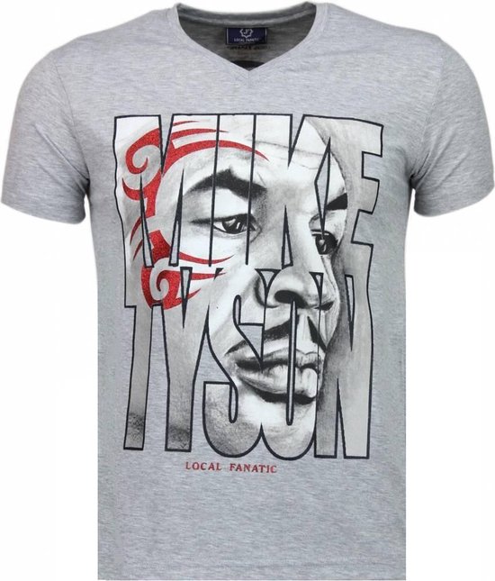 Mike Tyson Tribal - T-shirt - Grijs