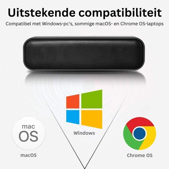 Soundbar PC - Speaker Computer - Plug & Play - 5W van Kinguin — afbeelding 5
