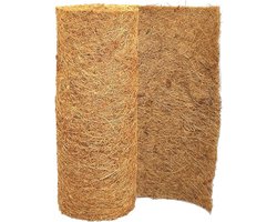 Voering Van Kokosvezel - 30 X 100 Cm - Kokosvezel Hangmanden - Voor Binnen En Buiten - Kokosvezels - Snijbaar - Geschikt Voor Hangmanden En Reptielenmat - Geschikt Voor Het Planten Van Radijsjes, Klimop, Leeuwenbekjes En Bladgroenten - Bruin