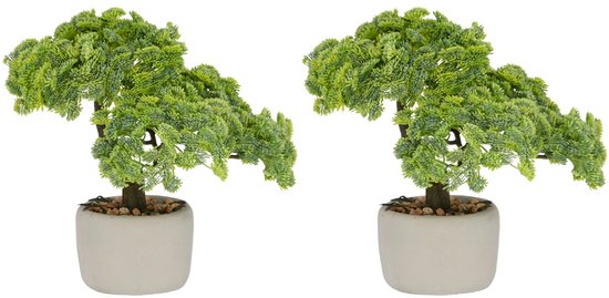 Zijde Bloemen - Bonsai Plant - Kunstplanten - Kunstplant Bonsai - Roze