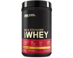 DA Optimum Nutrition Gold Standard 100% Whey Protein - Banana Cream - Proteine Poeder - Eiwitshake - 620 gram (20 servings) - 20 stuks