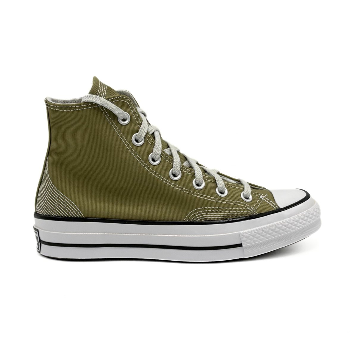 Converse Chuck 70 High Multi-Stitch Cotton Groen