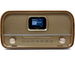 Soundmaster DAB970BRGOLD - Stereo DAB+ radio, CD speler, bluetooth, en USB